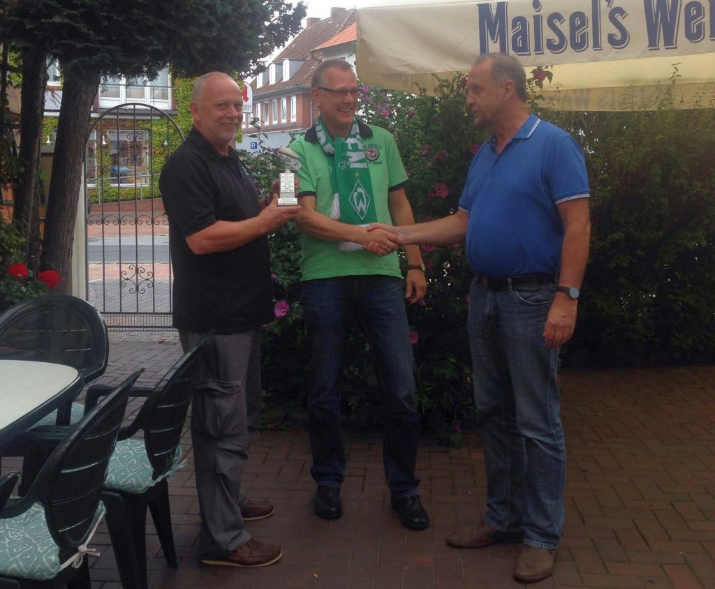 Wanderpokal Übergabe
